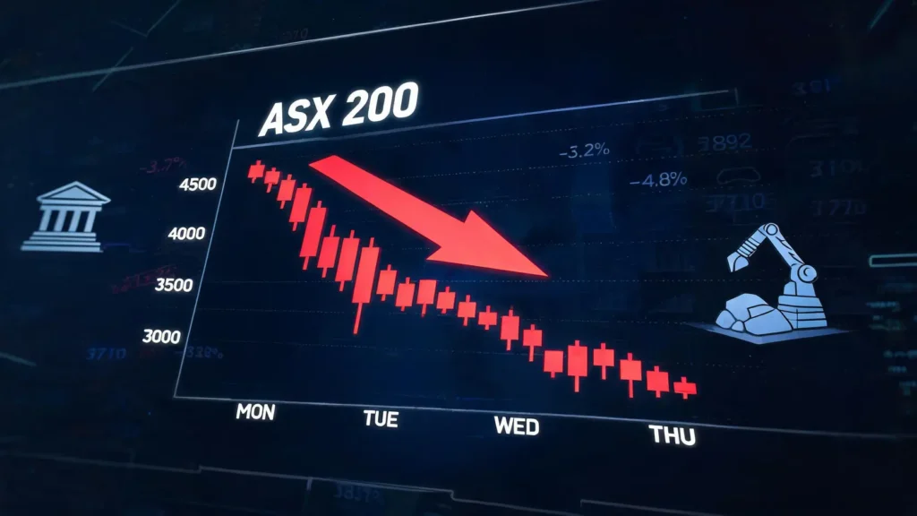 Why Is the ASX 200 Down Today? Key Drivers Behind the Market Sell-Off