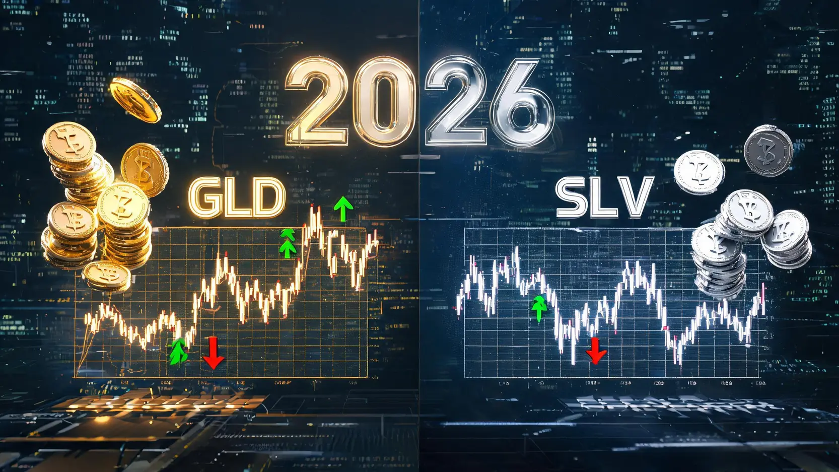 Gold and Silver ETFs After NFP: GLD vs SLV Trading Guide 2026