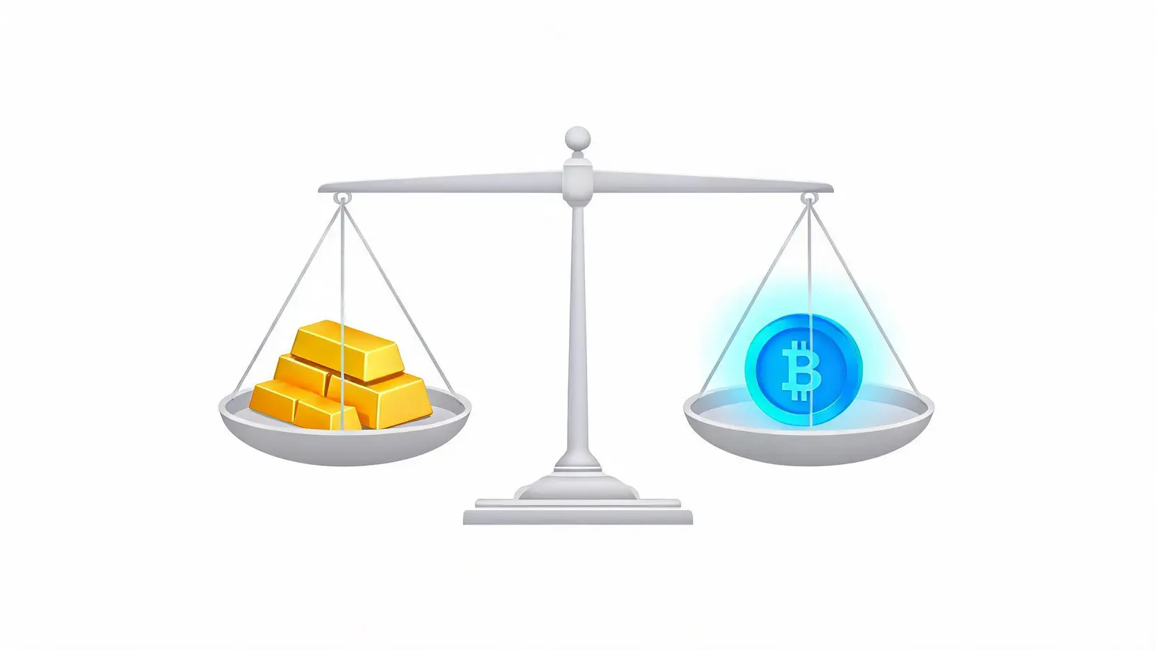 Balancing gold and digital assets in a diversified investment portfolio