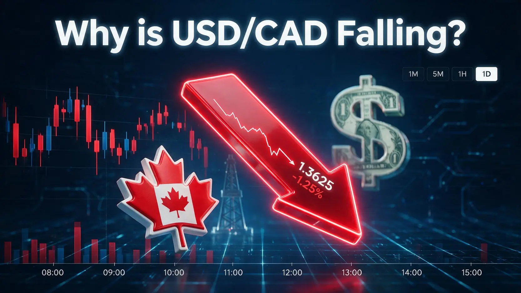 Why is USD/CAD Falling? 5 Key Factors Explained